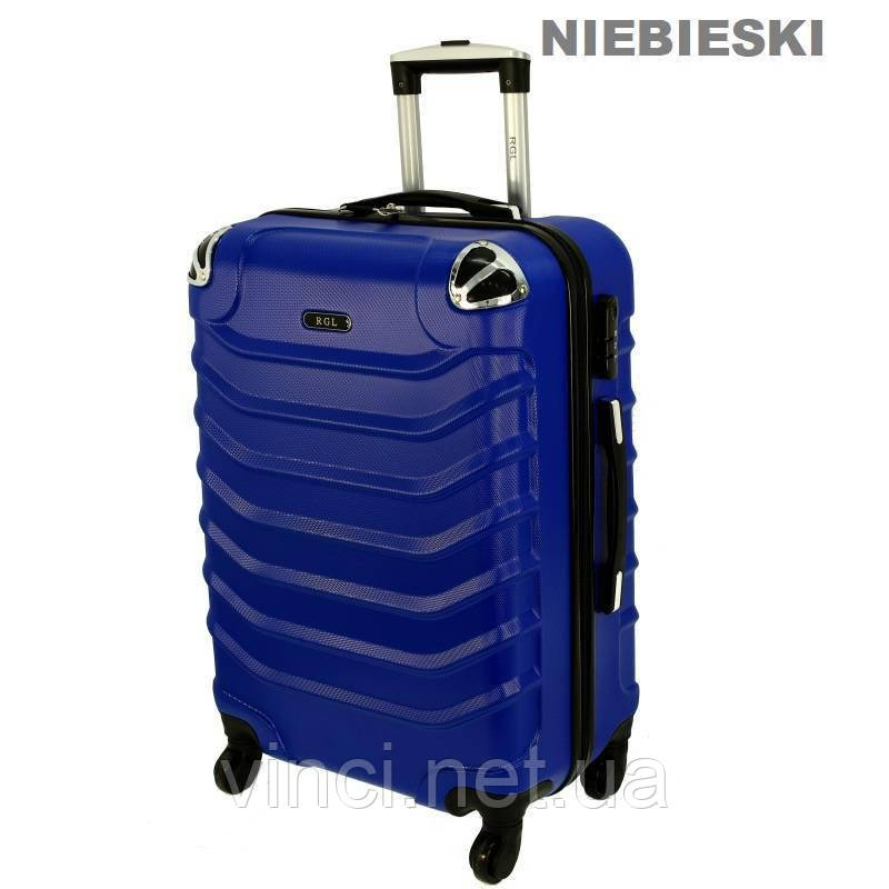 Чемодан дорожній RGL 730, малий ,синій! Новинка 2018! Валіза на колесах!