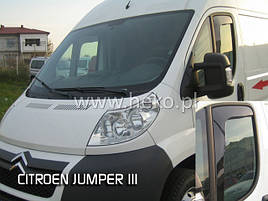 Дефлектори вікон (вітровики) PEUGEOT BOXER/Fiat Ducato 2D 2006r →(HEKO)