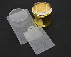 Друк силіконова з трафаретом золото