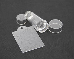 Друк силіконова з трафаретом прозора двостороння