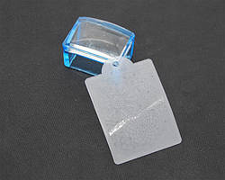 Друк силіконовий з трафаретом квадратний