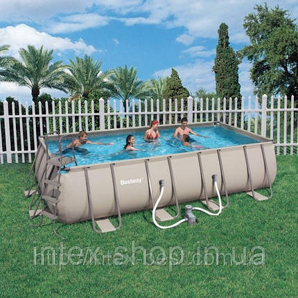 Каркасний (зборно-розбірний) басейн Bestway Metal Frame Pool 56209, 305х203х122 см + насос-фільтр, фото 1