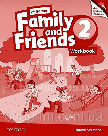 Family and Friends 2nd (second) Edition 2 Workbook with Online Practice / Робочий зошит з практикою, фото 1