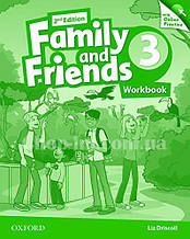 Family and Friends 2nd (second) Edition 3 Workbook with Online Practice / Робочий зошит з практикою