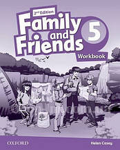 Family and Friends 2nd (second) Edition 5 Workbook (робочий зошит 2-е/друге видання)