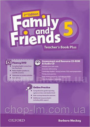 Family and Friends 2nd (second) Edition 5 teacher's Book Plus (книга для вчителя, 2-е/друге видання)