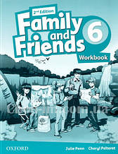 Family and Friends 2nd(second) Edition 6 Workbook / робочий зошит 2-е/друге видання