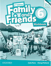 Family and Friends 2nd (second) Edition 6 Workbook with Online Practice / Робочий зошит з практикою