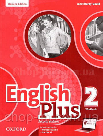 English Plus Second Edition Level 2 Workbook with access to Practice Kit (Edition for Ukraine) / Робоча тетр., фото 2