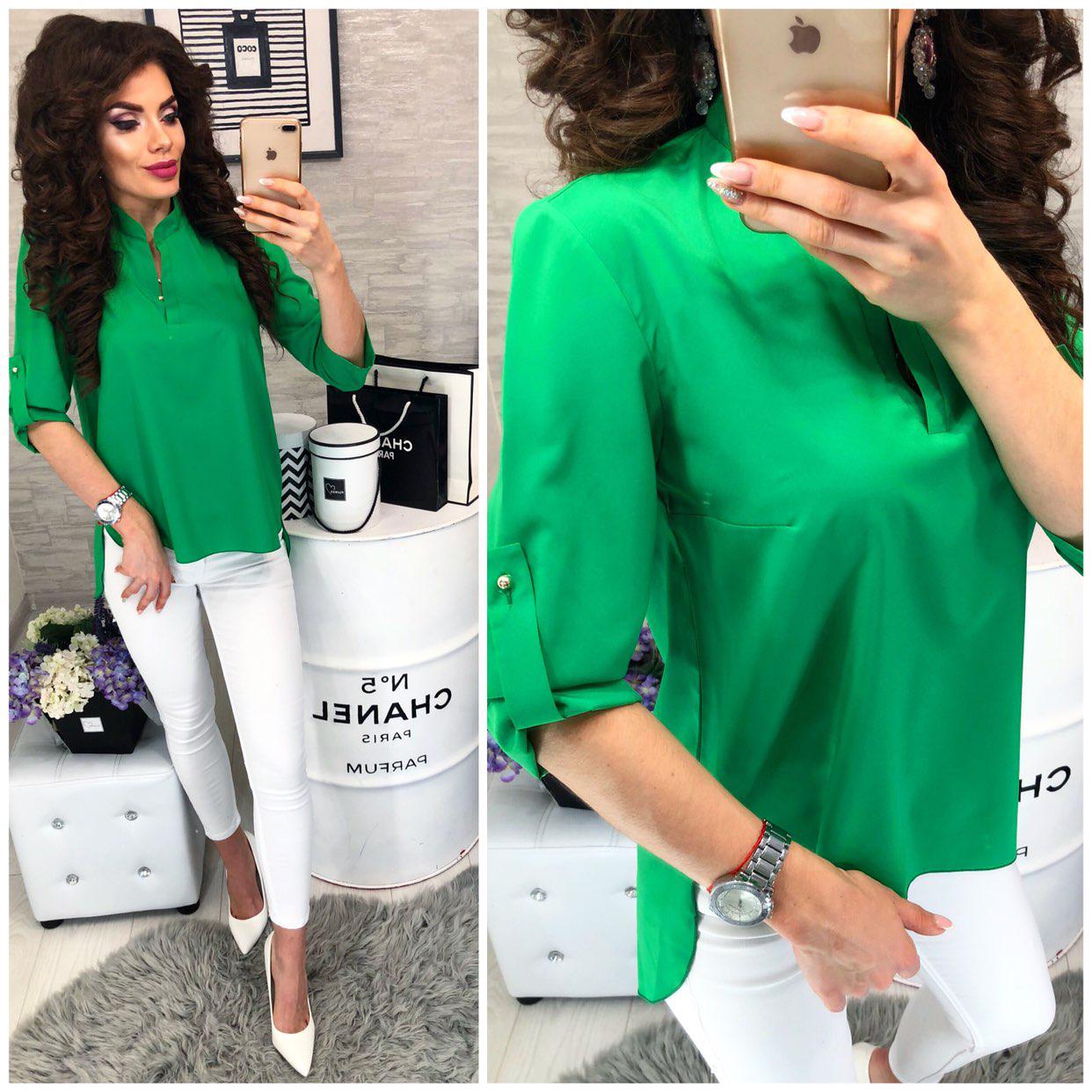 Блузка жіноча, арт 749, зелена трава