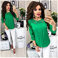 Блузка жіноча, модель 793 колір зелений