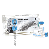 Вакцина Нобивак Рабиес (Nobivac Rabies) против бешенства животных - 1 доза