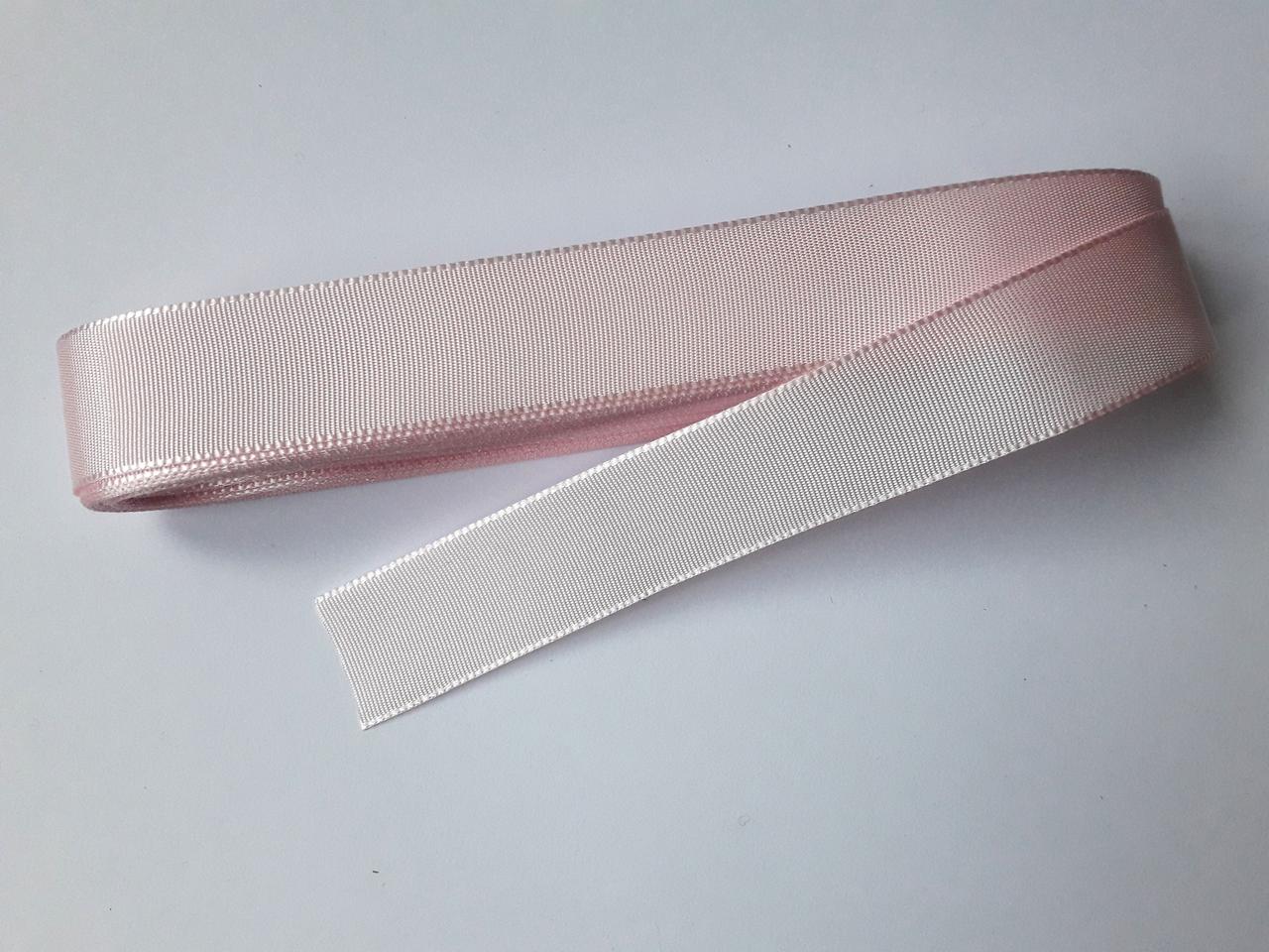 Стрічка репсова 2 см( 10 метрів) рожева пастельна № 16. Туреччина