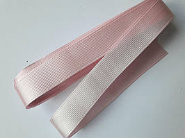 Стрічка репсова 2 см( 10 метрів) рожева пастельна №16 (2) Туреччина