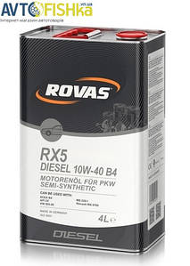 Rovas RX5 Diesel 10W-40 B4 4л.