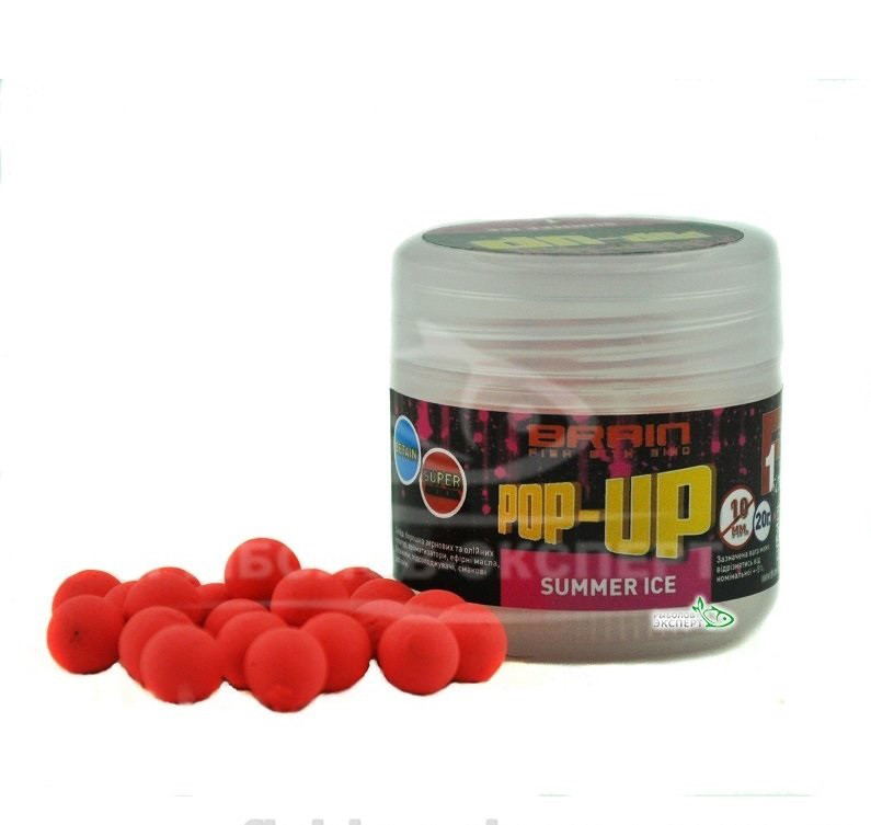 Бойли Brain Pop-Up F1 "Summer Ice (свіжа малина) 10 mm 20 g