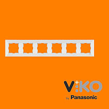 Шестерні горизонтальна рамка VIKO Meridian Білий