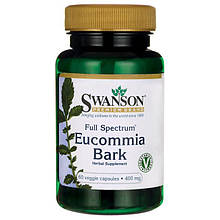 Swanson Full Spectrum Eucommia Bark 400 mg 60 Veg Caps
