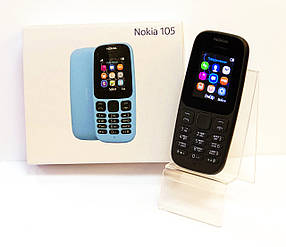 Мобільний телефон Nokia 105 SS чорного кольору