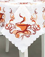 Скатерть текстильная Кофе