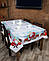 Новорічна скатертину на великий стіл з дідом Морозом, фото 2