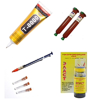 15-01-000. Струмопровідні лаки, клей-герметик, інші клею