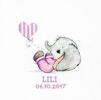 Набор для вышивания крестом "Luca-s" B1133 Baby Girl