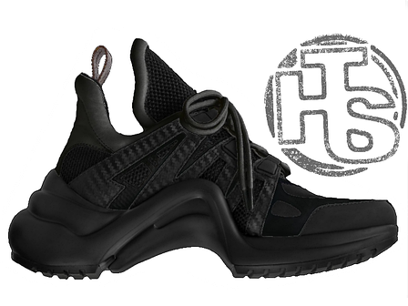 Жіночі кросівки Louis Vuitton LV Archlight Sneaker All Black размер 37, фото 1