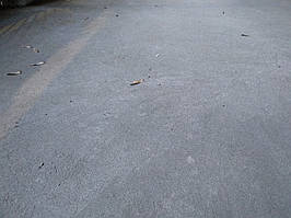 Так выглядела затёртая площадка в обед следующего дня.