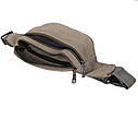 Чоловіча текстильна сумка на пояс Q001-5 бежева, фото 9