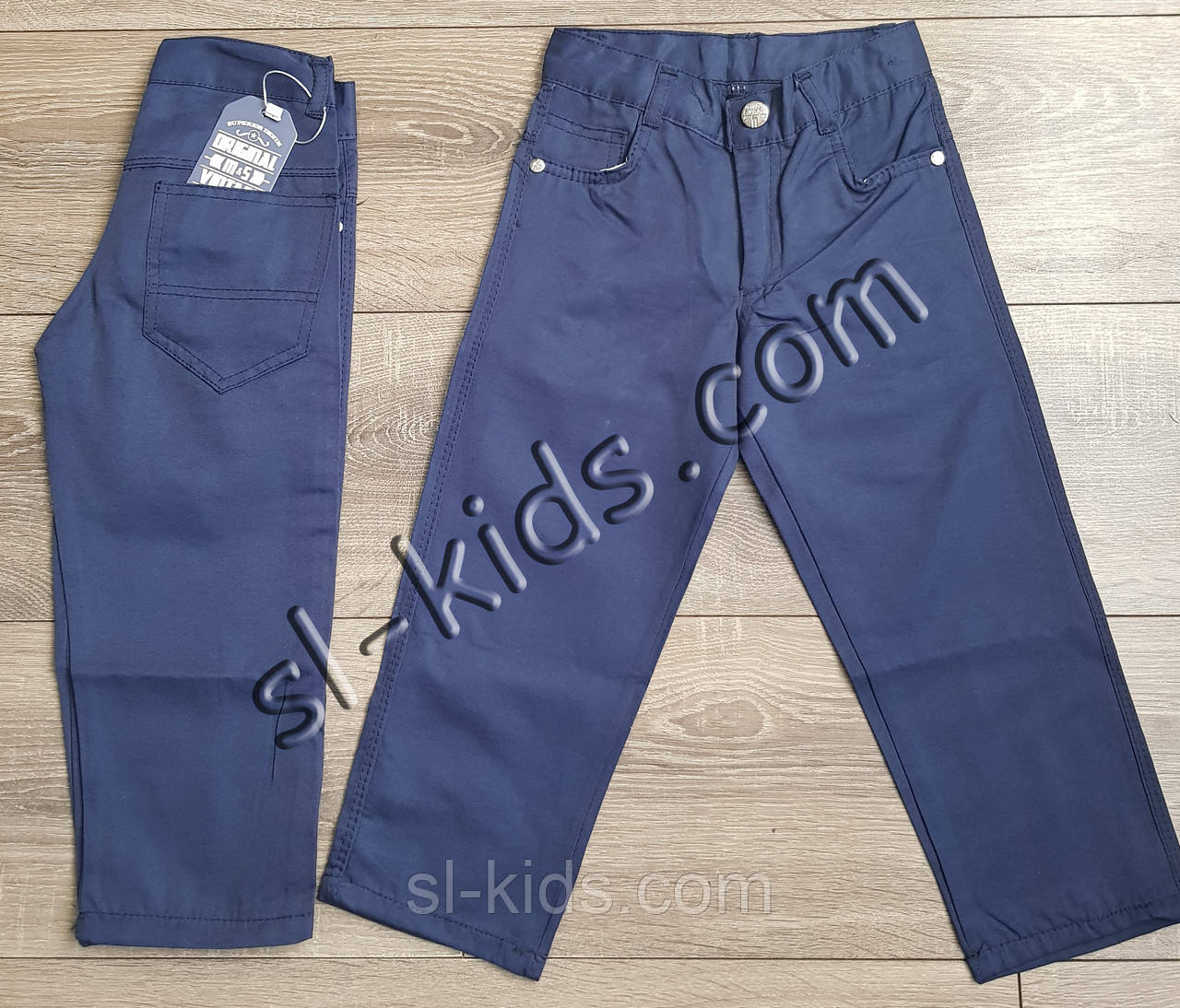 Яскраві штани для хлопчика 8-12 років (сині) опт пр.Туреччина