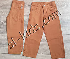 Яскраві штани для хлопчика 3-7 років(коричневі) опт пр. Туреччина