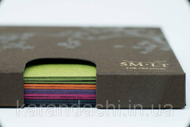 Набір листівок МІКС 5 кольорів HAIKU в коробці 14,7*10,6 см, 630г/м2, 11л., Smiltainis, фото 2