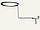 Гачок для шапок плоский,160 мм (варіанти кріплення обрати), фото 4