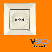 Розетка без заземлення VIKO Meridian Крем
