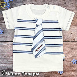 Футболка для малюків з краваткою Зростання: 68,74,80 см (6420)
