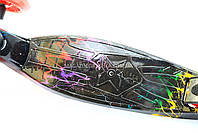 Триколісний самокат Scooter з світяться колеса для дітей і підлітків весна-літо, фото 2