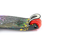 Триколісний самокат Scooter з світяться колеса для дітей і підлітків весна-літо, фото 4