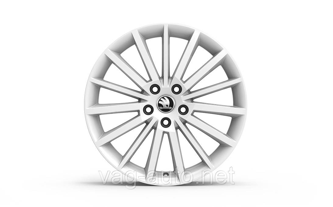 Диск легкосплавний 7.5Jx18" TURINI білий - Skoda Octavia A7