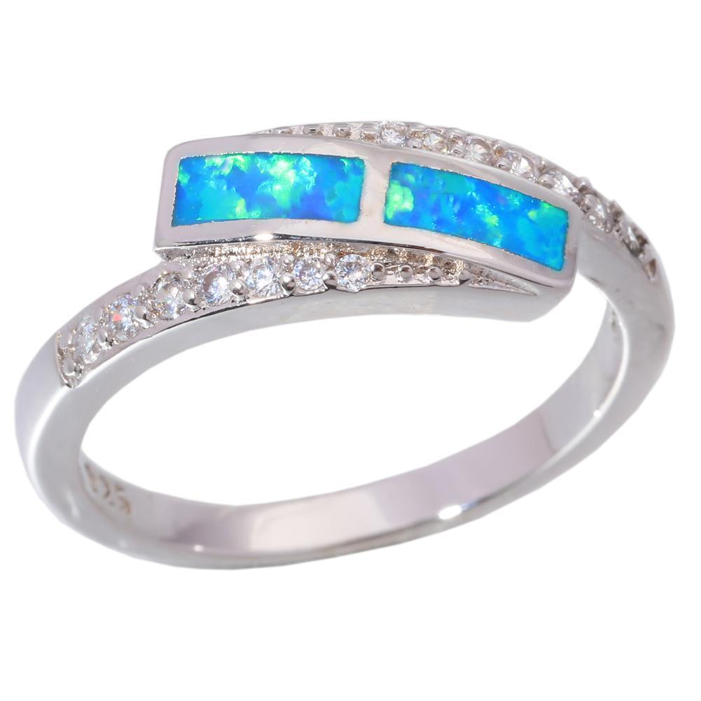 Вогненний опал кільце з опалом в сріблі 16.5-17 розмір, фото 1