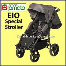 Special Tomato EIO Special Stroller Graphite - Спеціальна Прогулянкова Коляска для Реабілітації Дітей з ДЦП