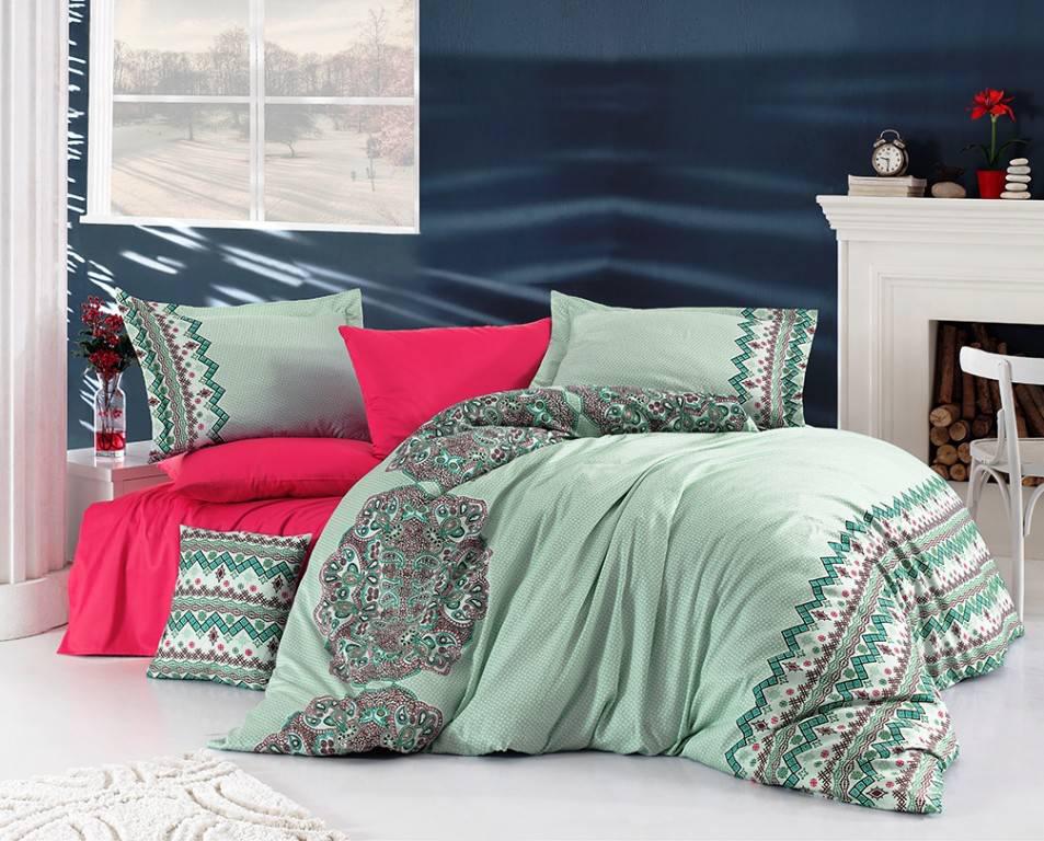 Комплект постільної білизни Nazenin Bamboo Saten 2