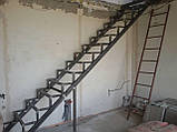 Каркас сходів - прямий з майданчиком, фото 2