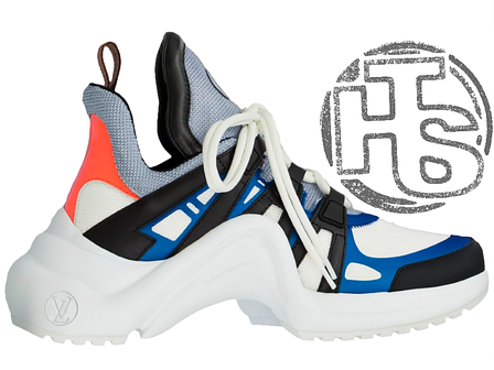 Жіночі кросівки Louis Vuitton LV Archlight Sneaker White/Grey/Blue 1A43HJ, фото 1