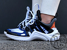 Жіночі кросівки Louis Vuitton LV Archlight Sneaker White/Grey/Blue 1A43HJ, фото 3
