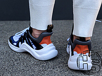 Жіночі кросівки Louis Vuitton LV Archlight Sneaker White/Grey/Blue 1A43HJ, фото 5