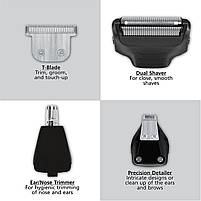 Тример Wahl Stainless Steel Advanced 4 ножа ,Срібло (9864-600SS), фото 4