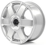 Диски Borbet CWA колір Crystal Silver параметри 8J x 17" 5 x 114.3 ET 35, фото 2