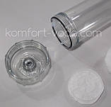 Прозорий лінійний корпус картриджа Aquafilter AICRO-E-212CL-THR, фото 3