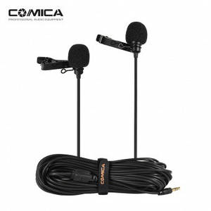 Подвійний петличний мікрофон Comica CVM-D02 для камери/смартфона/GoPro
